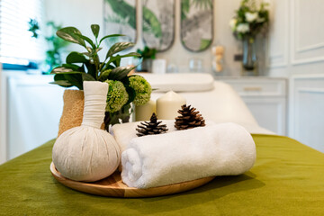 massage ball device arranged in a beautiful set