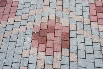 The colorful street floor is very nice