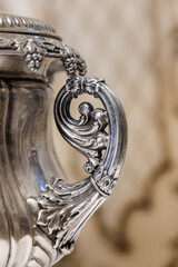 antique table service france 100 years old
