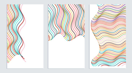 colorful wavy dot banners (3)