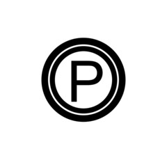 parking icon vector design templates