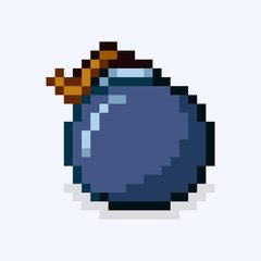 Obraz premium Bomb in pixel art style