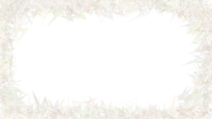 frame of christmas branches