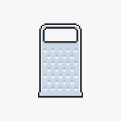 Grater in pixel art style