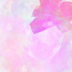 pink background with ribbon