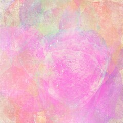 abstract watercolor background with flowers