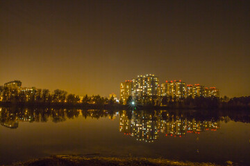 night view of the city