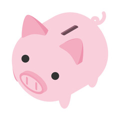 Piggy bank - isometric view