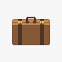 Suitcase pixel art