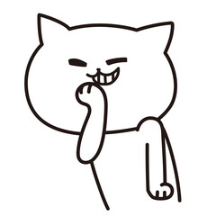 加工ok　ねこ素材No.105 ニヒヒ