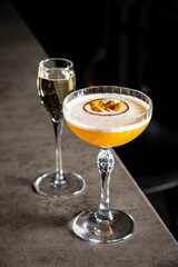 tasty cocktail in the bar