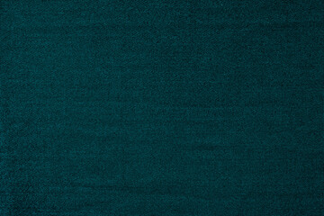 Dark cyan color rough cotton fabric texture for background