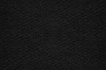 Seamless dark textile texture of woven fabric for the background