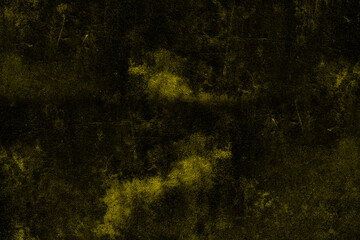 Seamless dark yellow grunge texture background of old cement plaster wall