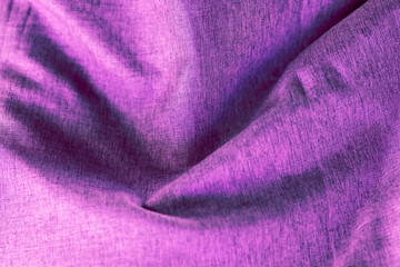 Soft purple blue abstract fabric texture of a bean bag. Tender colour