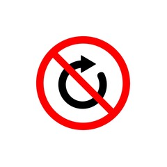 No rotation raster icon