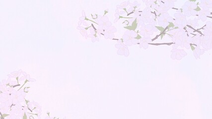 background with cherry blossom