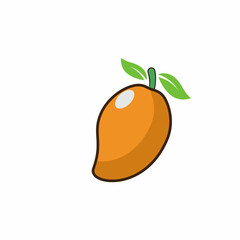 Mango logo template vector icon design Illustration