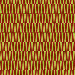 Bordeaux and green fantasy figures seamless repeat pattern print background