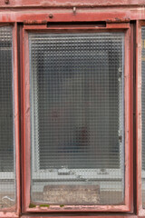 Fenster eines alten Industregebäudes