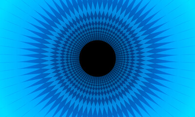 geometric black hole background illustration central focus