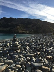 Rock tower coast line