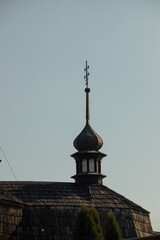 The wooden church of the eighteenth century in the city of Chortkiv, Ukraine