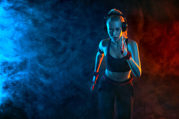Runner running. Athlete sprinter run.
