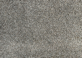 Grey indoor office carpet texture. High resolution seamless monochrome wool fabric background. Interior material background top view. Short pile carpet. Blank generic microfiber textile texture.