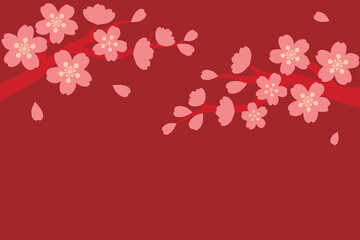 Cherry blossom - sakura branch