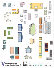 Fototapeta premium Pack_Num3_Floor_Plan_Interior_2020