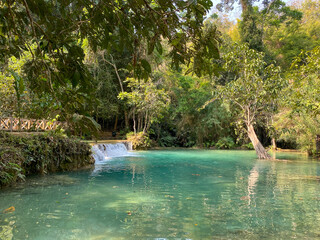 Kuang Si Waterfalls of Luang Phrabang, Laos