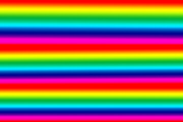 Illustration of vivid gradient rainbow color horizontal striped abstract background