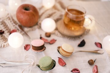 おうち時間　マカロン