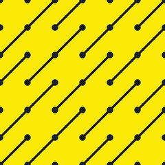 Vector seamless geometric pattern. Repeatable striped yellow background. Modern stylish endless print