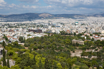 cityscape of athens