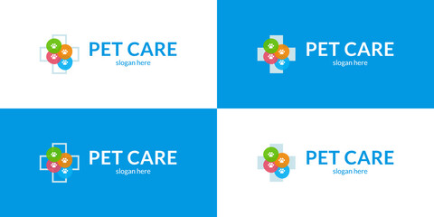 Colorific pet care logo