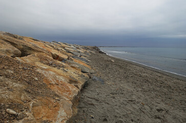 digue de protection