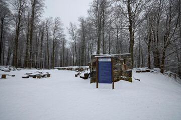 Sarmizegetusa Regia (royal residence) was the capital and the most important military, religious and political center of the Dacian state before the wars with the Roman Empire.Winter