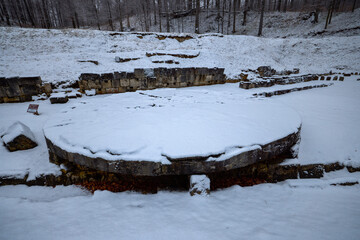 Sarmizegetusa Regia (royal residence) was the capital and the most important military, religious and political center of the Dacian state before the wars with the Roman Empire.Winter