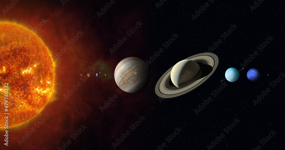 Canvas Prints solar system. elements of this image furnished by nasa.