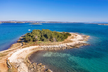 Beach around Skoljic, peninsula Cape Kamenjak, Premantura, Istria, Croatia