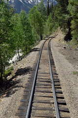 Railway Tracks, Colorado, USA