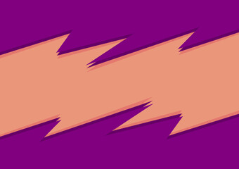 Abstract background with purple zigzag line pattern and some copy space are