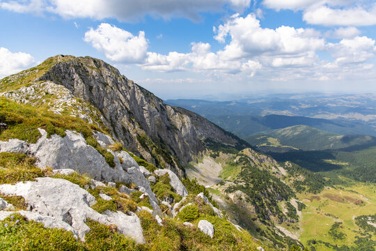 Nature of Hajla peak and Rugova mountains in Kosovo