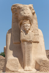 Ancient architecture of Karnak temple in Luxor, Egypt