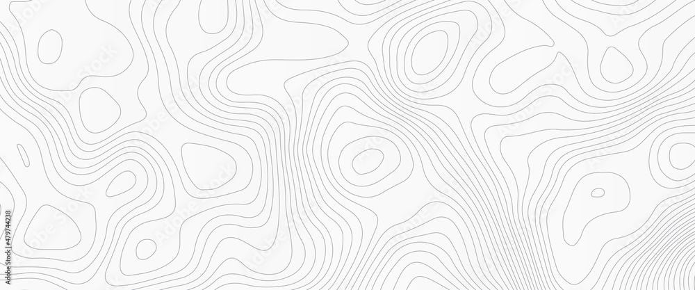 Poster abstract topographic contours map background, geographic world topography map grid abstract vector i