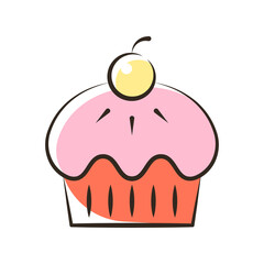 Apple Pie vector Filled Outline Icon Design illustration. Food and Drink Symbol on White background EPS 10 File