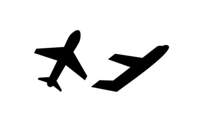 Obraz premium vector plane icon