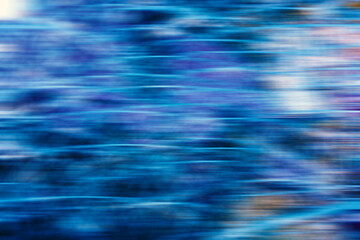Blue linear background with white flares. Background symbolizing speed - obrazy, fototapety, plakaty